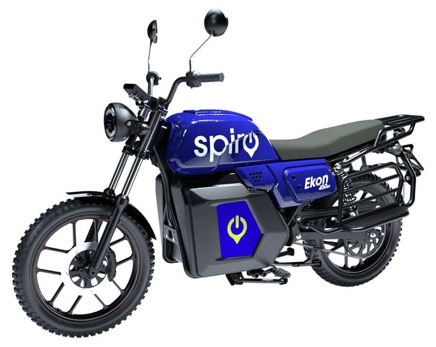 Spiro EKON450M2 battery swapping point in Nairobi for delivery riders