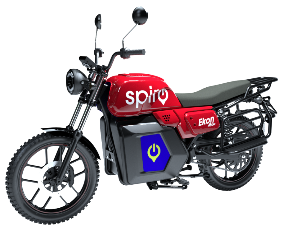 Spiro EKON400M2 battery swapping point in Nairobi for delivery riders